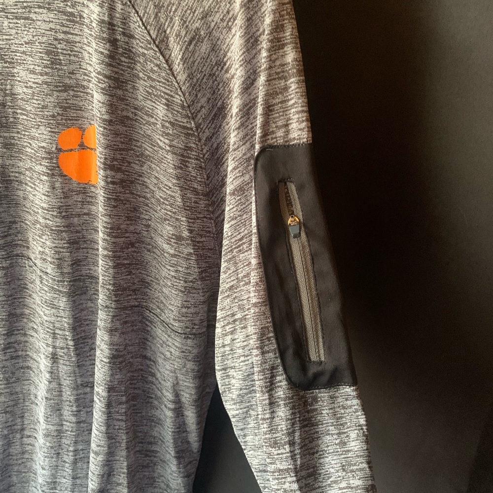 Clemson Athletic Half Zip Lightweight Pullover Si… - image 3